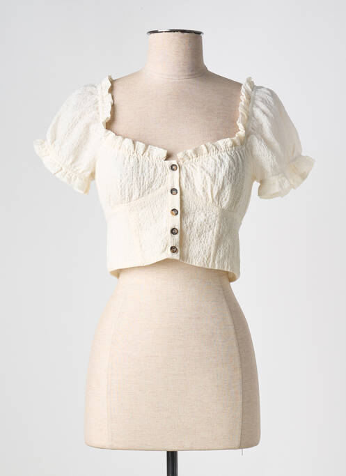 Top beige H&M pour femme