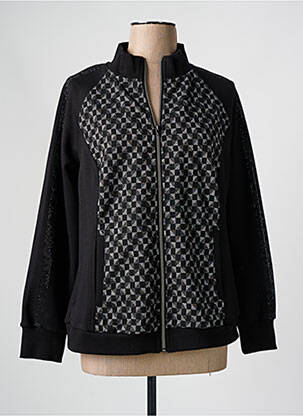 Veste casual poches noir FRED SABATIER femme