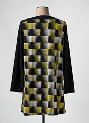 Pull tunique noir MARBLE pour femme seconde vue