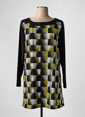 Pull tunique noir MARBLE pour femme seconde vue