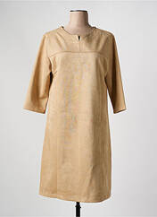 Robe mi-longue beige PLURIELLES pour femme seconde vue