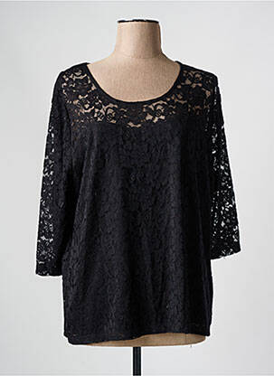 Top noir MARBLE pour femme