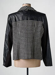 Veste simili cuir noir FRED SABATIER pour femme seconde vue