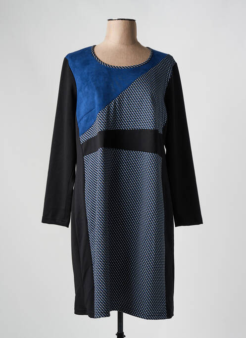 Robe mi-longue bleu GUY DUBOUIS pour femme