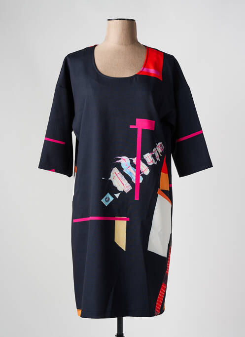 Robe mi-longue noir FRED SABATIER pour femme