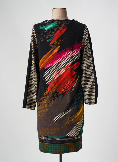 Robe mi-longue noir GUY DUBOUIS pour femme