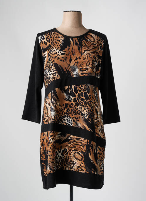 Robe pull noir MARBLE pour femme