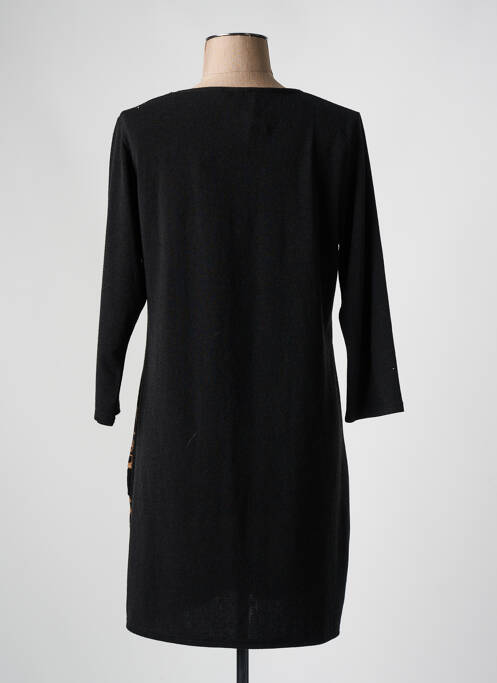 Robe pull noir MARBLE pour femme