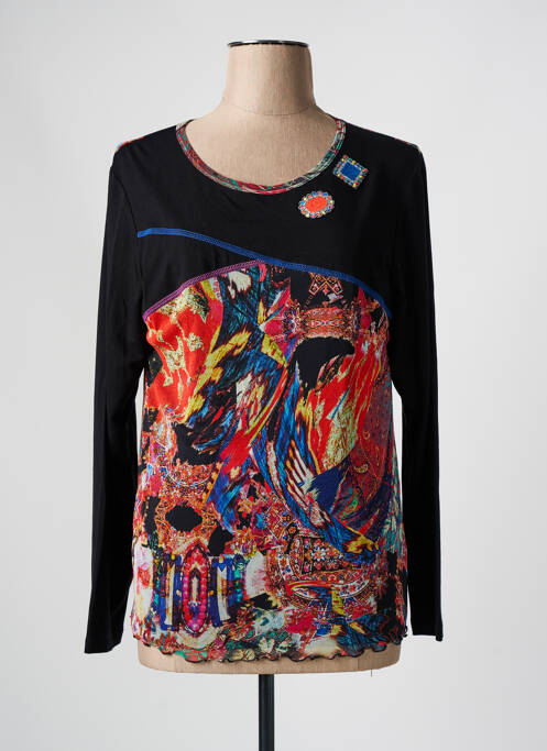 T-shirt noir TELMAIL pour femme