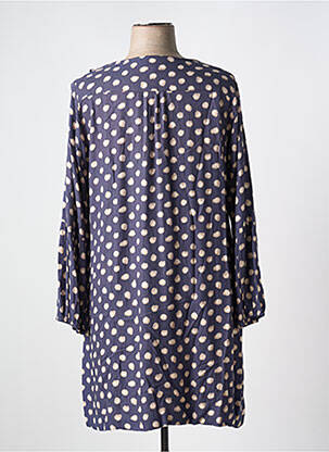 Robe mi-longue manches longues manches longues gris AGATHE & LOUISE femme