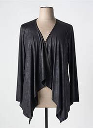 Gilet manches longues stretch noir GUY DUBOUIS femme