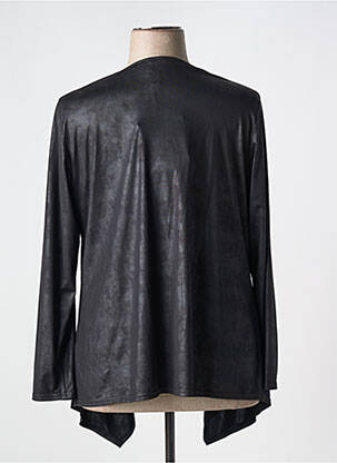 Gilet manches longues stretch noir GUY DUBOUIS femme