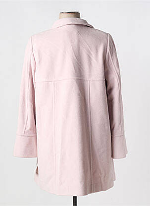 Manteau long coupe droite sans capuche rose CONCEPT K femme