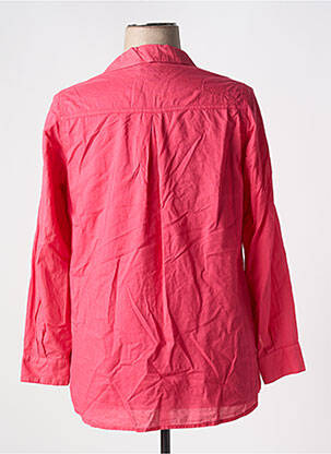 Chemisier coupe cintrée manches longues rouge GUY DUBOUIS femme
