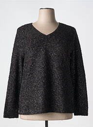 Top stretch manches longues noir FRED SABATIER femme