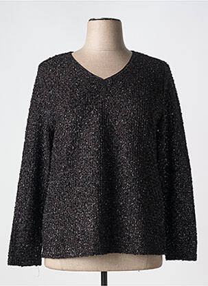Top stretch manches longues noir FRED SABATIER femme