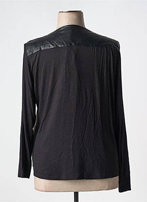 Top stretch manches longues noir FRED SABATIER femme