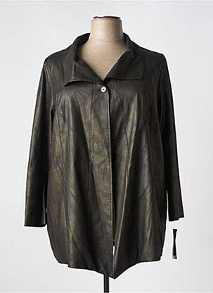 Veste casual tissage suedine noir JEAN DELFIN femme