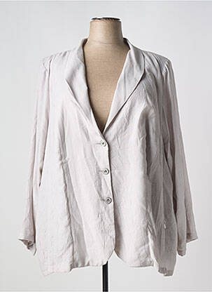 Blazer manches longues gris IMPULSION femme
