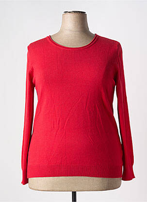 Pull stretch manches longues rouge TELMAIL femme