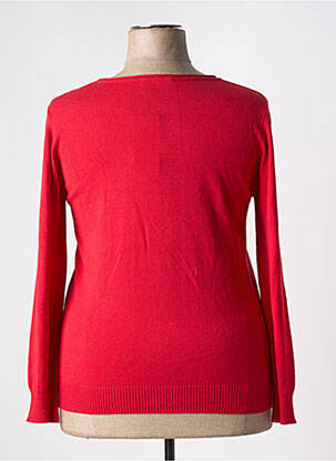 Pull stretch manches longues rouge TELMAIL femme