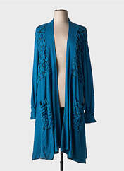 Gilet manches longues bleu BOHÉME pour femme seconde vue