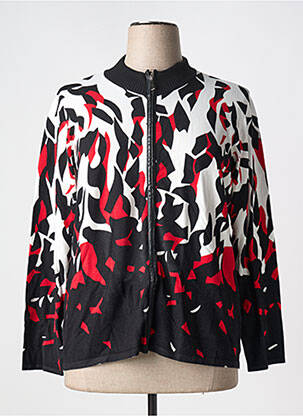 Gilet manches longues noir MARBLE pour femme