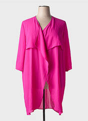 Gilet manches longues rose TINTA STYLE pour femme seconde vue