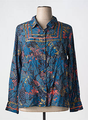 Chemisier bleu AGATHE & LOUISE pour femme