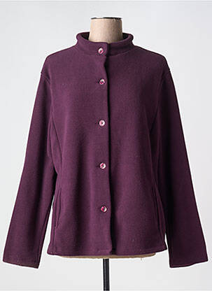 Polaire violet AGATHE & LOUISE pour femme