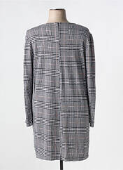 Robe courte gris PLURIELLES pour femme seconde vue