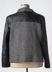 Veste simili cuir noir FRED SABATIER pour femme seconde vue