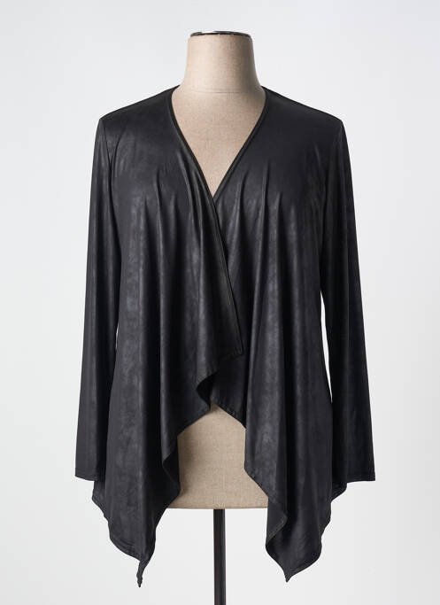 Gilet manches longues stretch noir GUY DUBOUIS femme