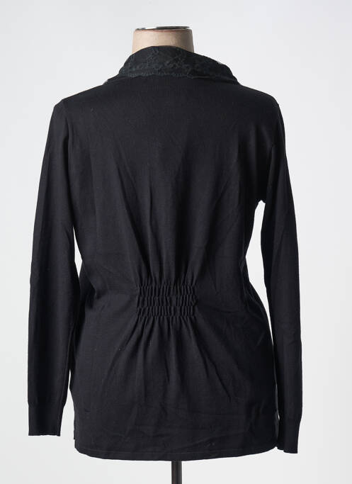 Gilet manches longues noir FRED SABATIER pour femme