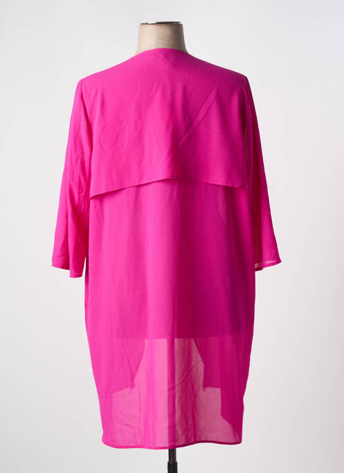 Gilet manches longues rose TINTA STYLE pour femme