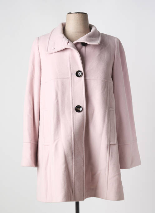 Manteau long rose CONCEPT K pour femme