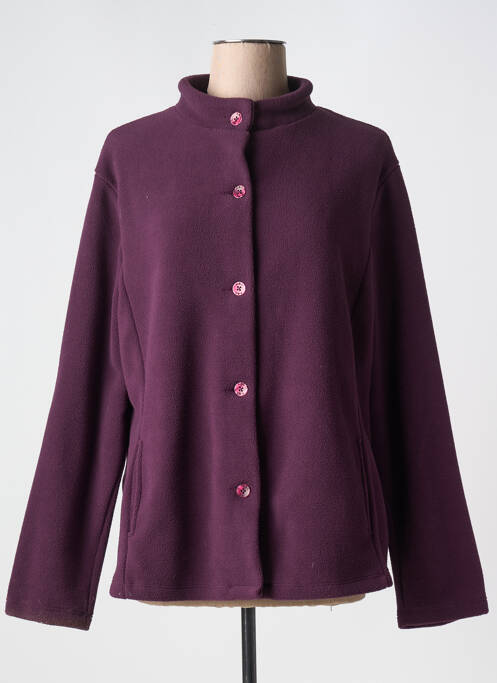 Polaire violet AGATHE & LOUISE pour femme