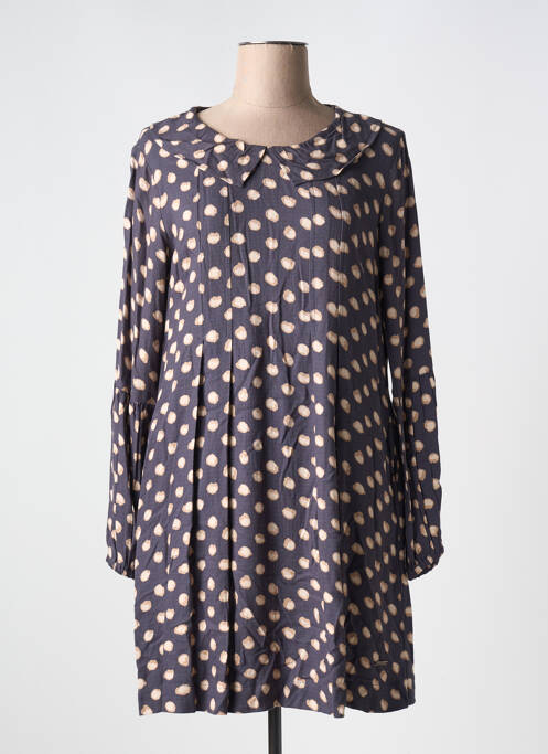 Robe courte gris AGATHE & LOUISE pour femme