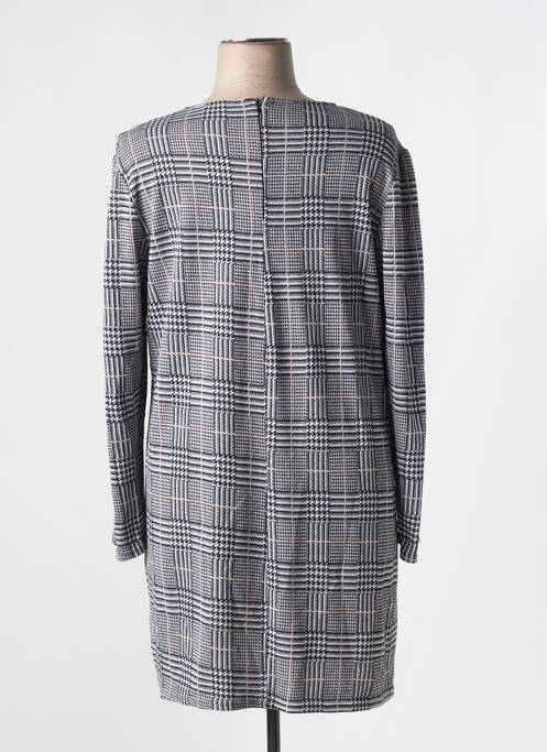 Robe courte gris PLURIELLES pour femme