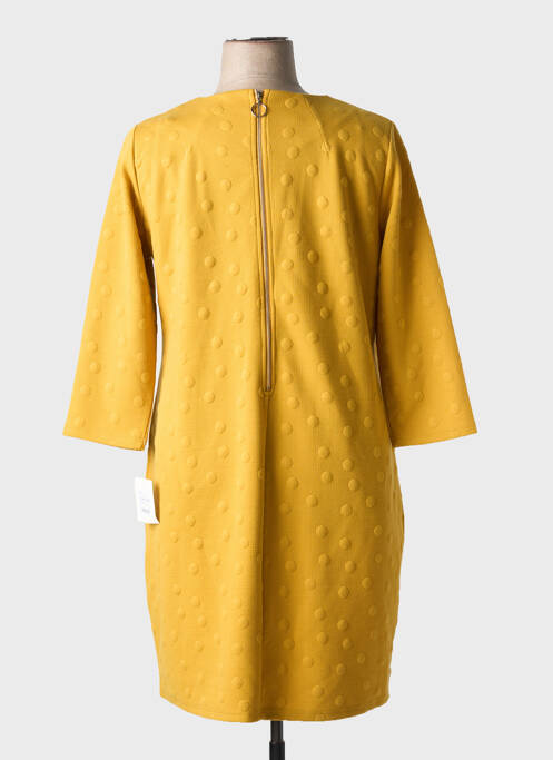 Robe mi-longue jaune CONCEPT K pour femme