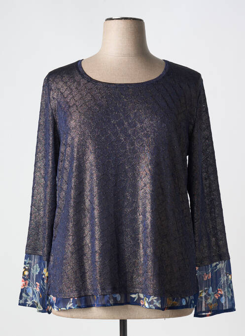 Top bleu FRED SABATIER pour femme