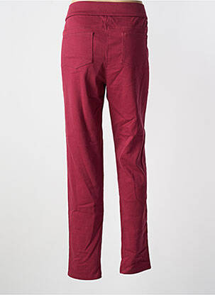 Jegging tissage denim taille normale rouge AGATHE & LOUISE femme