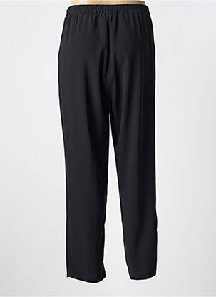 Pantalon droit tissage crêpe taille normale noir FRED SABATIER femme
