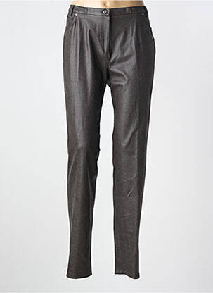 Pantalon slim taille normale taille normale marron MERI & ESCA femme
