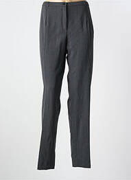 Pantalon slim poches taille haute gris GUY DUBOUIS femme