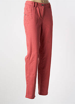 Pantalon slim stretch taille normale rose AGATHE & LOUISE femme