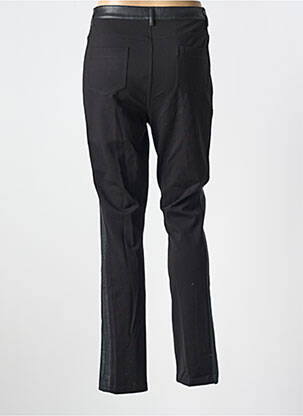 Pantalon slim taille normale taille normale noir JULIE GUERLANDE femme