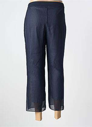 Pantalon 7/8 taille à pinces taille normale bleu MERI & ESCA femme