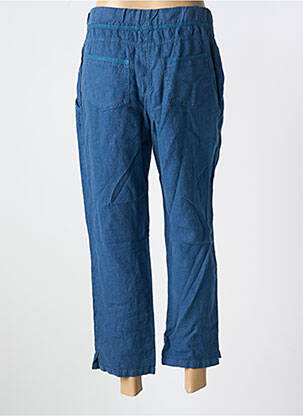 Pantalon 7/8 taille élastique taille normale bleu MERI & ESCA femme