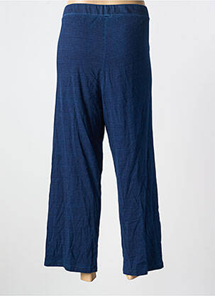Pantalon 7/8 stretch taille normale bleu L'ATELIER D'ANNA femme